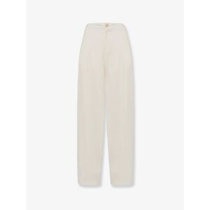 Laneus Women Viscose And Linen Trousers
